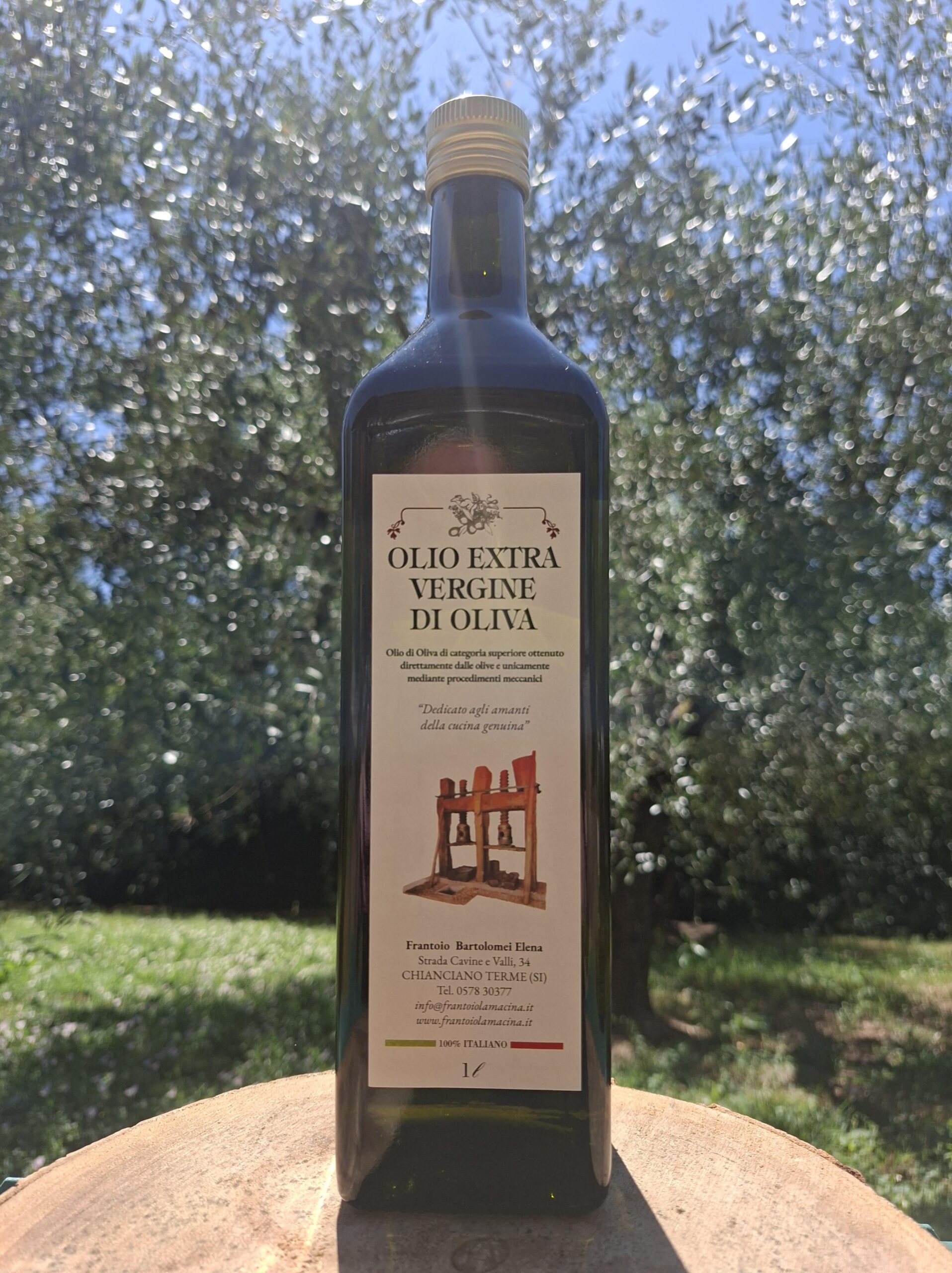 Olio Nuovo 2024 Bottiglia 1 Lt Extravergine d'Oliva