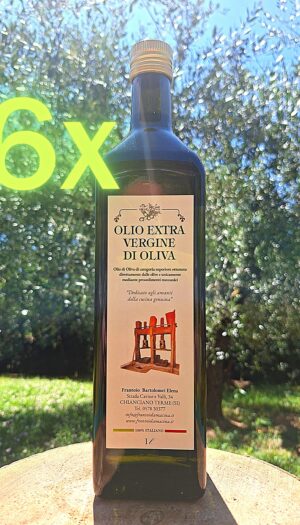 6 Bottiglie da 1 Lt - Olio Blend 2025 Extravergine d'Oliva (€ 19 al Lt)