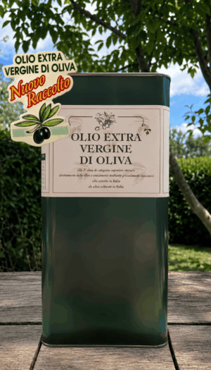 Lattina 5 Lt - Olio NUOVO 2026 Extravergine d'Oliva (€ 19 al Lt)