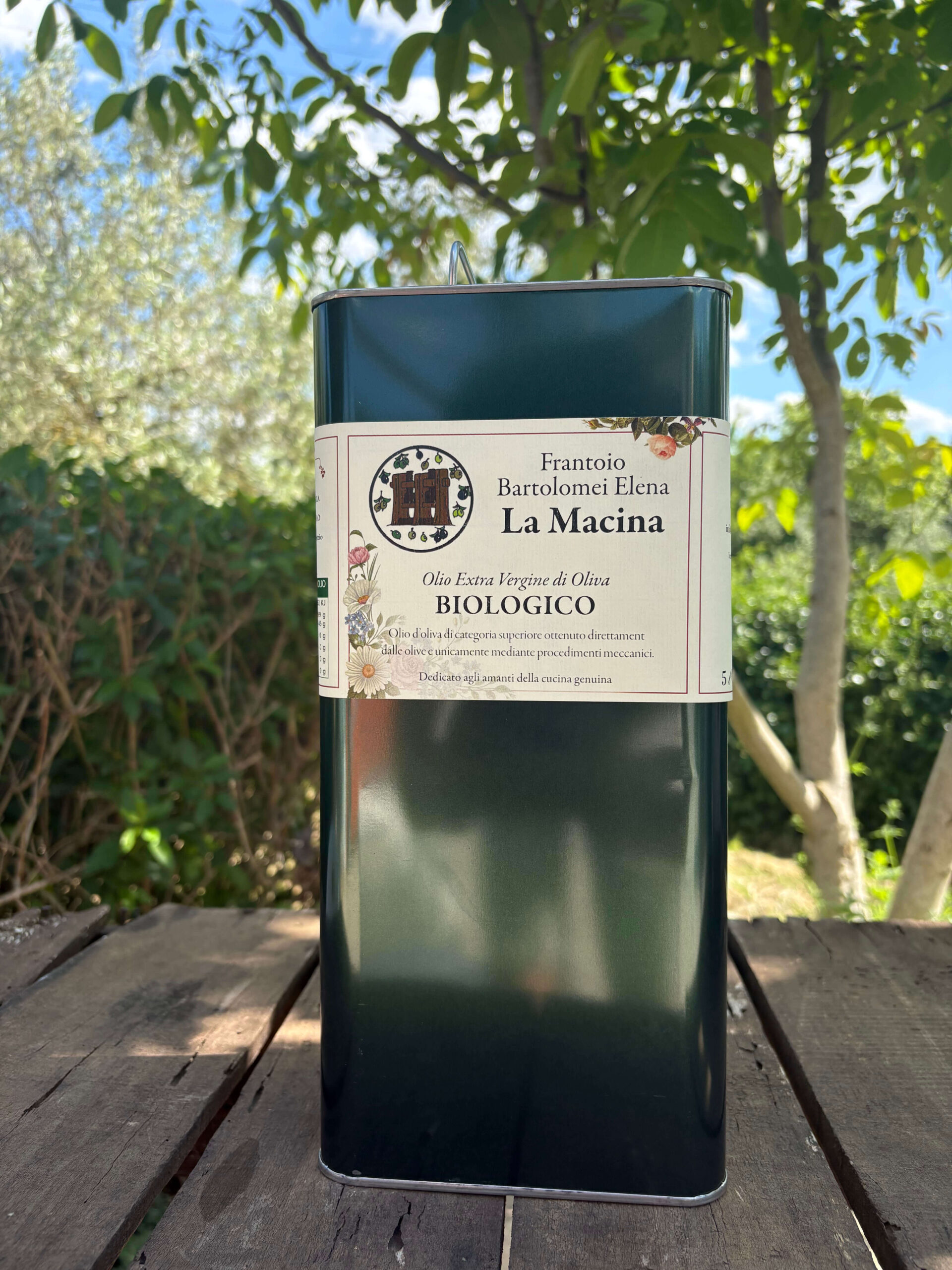 – Olio BIOLOGICO 2025 – Lattina da 5 Lt (20€ al Lt)
